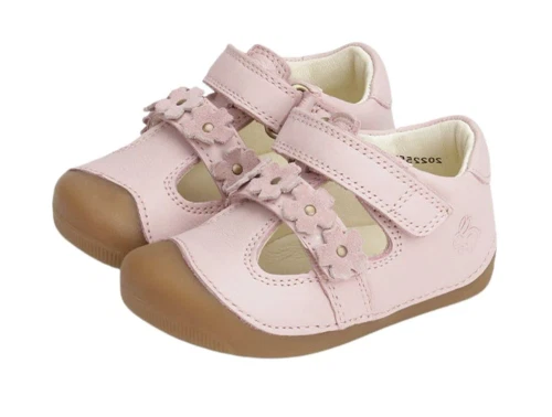 Bundgaard Petit sandal rosa med blomster